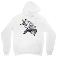 Cat Pretzel Gray And Brown Groovy Unisex Hoodie | Artistshot