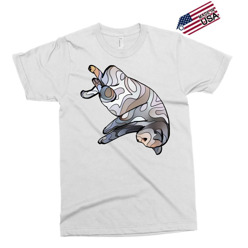 Cat Pretzel Gray And Brown Groovy Exclusive T-shirt | Artistshot