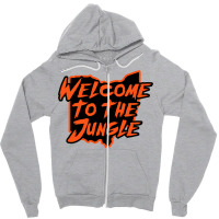 Welcome To The Jungle   White Zipper Hoodie | Artistshot