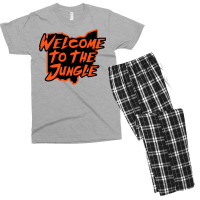 Welcome To The Jungle   White Men's T-shirt Pajama Set | Artistshot