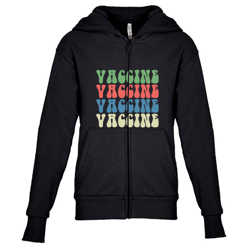 Vaccine Vaccine Vaccine Youth Zipper Hoodie by saterseim | Artistshot