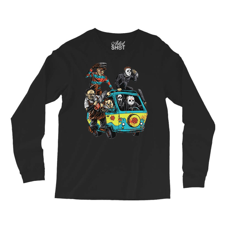 Mystery Machine, Mystery Machine Vintage, Mystery Machine Painting, Th Long Sleeve Shirts by SHOPLOS | Artistshot