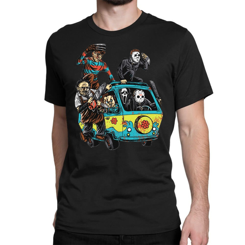 Mystery Machine, Mystery Machine Vintage, Mystery Machine Painting, Th Classic T-shirt by SHOPLOS | Artistshot