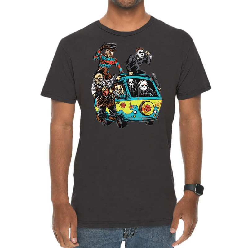 Mystery Machine, Mystery Machine Vintage, Mystery Machine Painting, Th Vintage T-Shirt by SHOPLOS | Artistshot