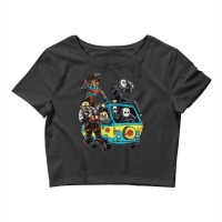 Mystery Machine, Mystery Machine Vintage, Mystery Machine Painting, Th Crop Top | Artistshot