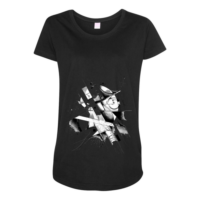 This Design Is A Mix Between A Hand Drawing And A Digital Drawing. Thi Maternity Scoop Neck T-shirt by SaraBachmann | Artistshot