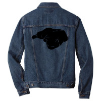 Cat Sleep Silhouette Men Denim Jacket | Artistshot