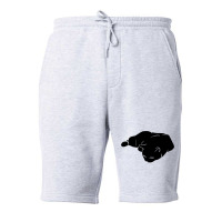 Cat Sleep Silhouette Fleece Short | Artistshot