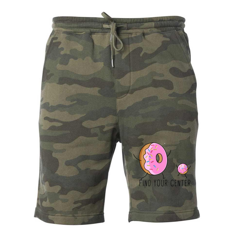 Find Your Donut Center Fleece Short | Artistshot