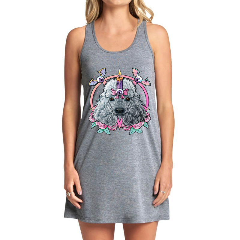 Pastel Goth Poodle Pagan Dog Creepy Menhera Poodle Tank Dress by XAVIERESPREE | Artistshot