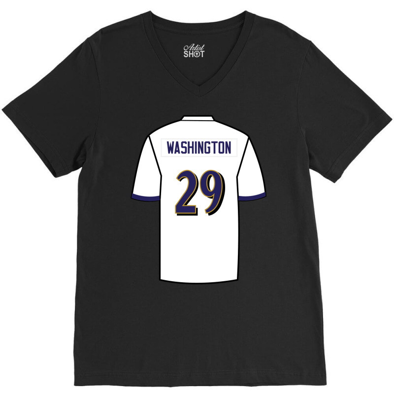 Ar'darius Washington Jersey 3 V-Neck Tee by gajercletas | Artistshot