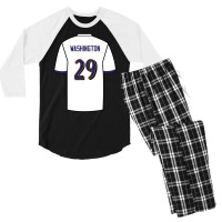 Ar'darius Washington Jersey 3 Men's 3/4 Sleeve Pajama Set | Artistshot