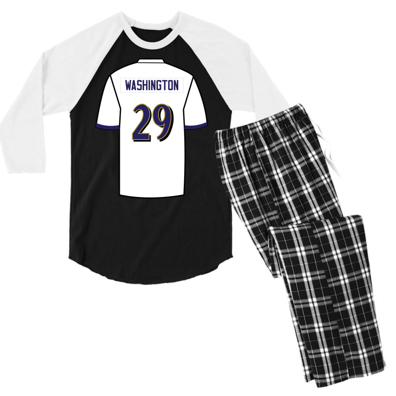 Ar'darius Washington Jersey 3 Men's 3/4 Sleeve Pajama Set by gajercletas | Artistshot