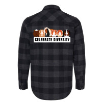 Celebrate Diversity Cavy Cuy Cute Gift For Guinea Pig Lovers Flannel Shirt | Artistshot