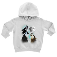 Siberian Husky Shirt, Siberian Husky Howling At The Moon T Shirt Toddler Hoodie | Artistshot