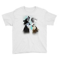 Siberian Husky Shirt, Siberian Husky Howling At The Moon T Shirt Youth Tee | Artistshot