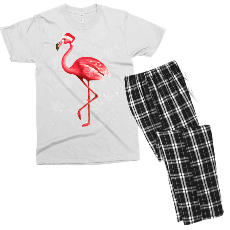 Flamingo Christmas Funny Flamingo Christmas Men's T-shirt Pajama Set | Artistshot