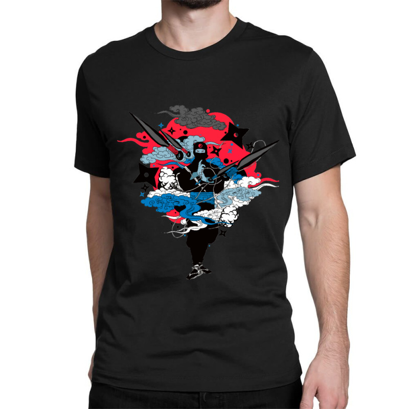 Sunset Samurai Warrior 2 Classic T-shirt by JohnLoechler | Artistshot