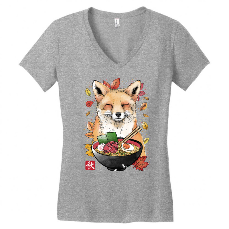 Fox Women's V-Neck T-Shirt by joasiljakic4 | Artistshot