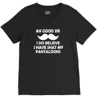 My Pantaloons Funny Humor Geek V-neck Tee | Artistshot