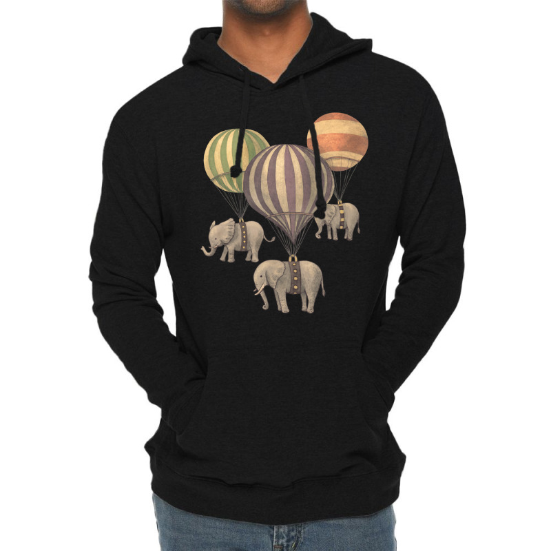 Flight Of The Elephants Lightweight Hoodie | Artistshot