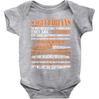 Sagittarians Difficult Ones To Understand Zodiac Baby Bodysuit | Artistshot