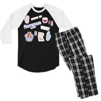 Florence Men's 3/4 Sleeve Pajama Set | Artistshot