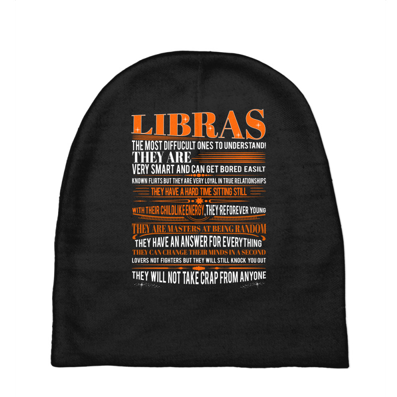 Libras Most Difficult Ones To Understand Zodiac Baby Beanies by rardesign | Artistshot