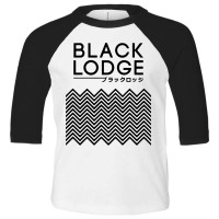 Twin Peaks Inspired Japanese Black Lodge Toddler 3/4 Sleeve Tee | Artistshot