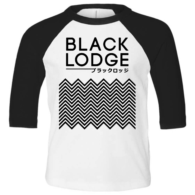 Twin Peaks Inspired Japanese Black Lodge Toddler 3/4 Sleeve Tee | Artistshot