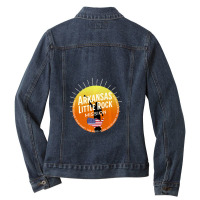 Arkansas Little Rock Mormon Lds Mission Missionary Gift Premium Ladies Denim Jacket | Artistshot