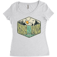 Beauty Waterfall Women's Triblend Scoop T-shirt | Artistshot