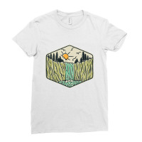 Beauty Waterfall Ladies Fitted T-shirt | Artistshot