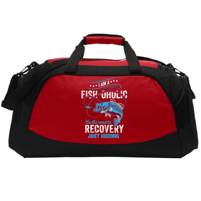 I'm A Fish-oholic On The Road To Recovery Active Duffel | Artistshot