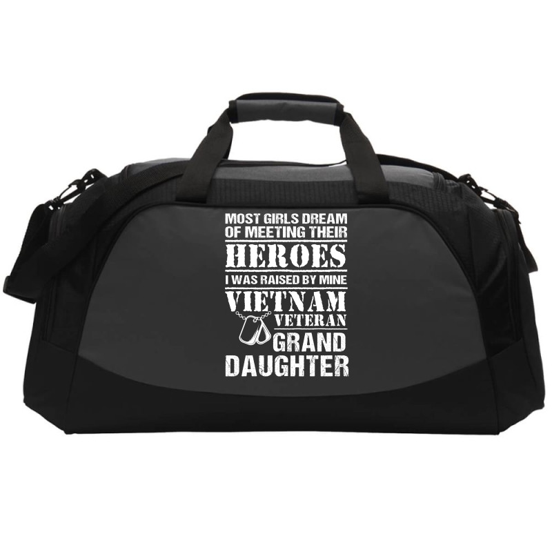 Vietnam Veteran Granddaughter Active Duffel | Artistshot