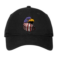 Hot Trend American Flag Eagle Patriotic Usa 4th Of July-udbcf Adjustable Cap | Artistshot