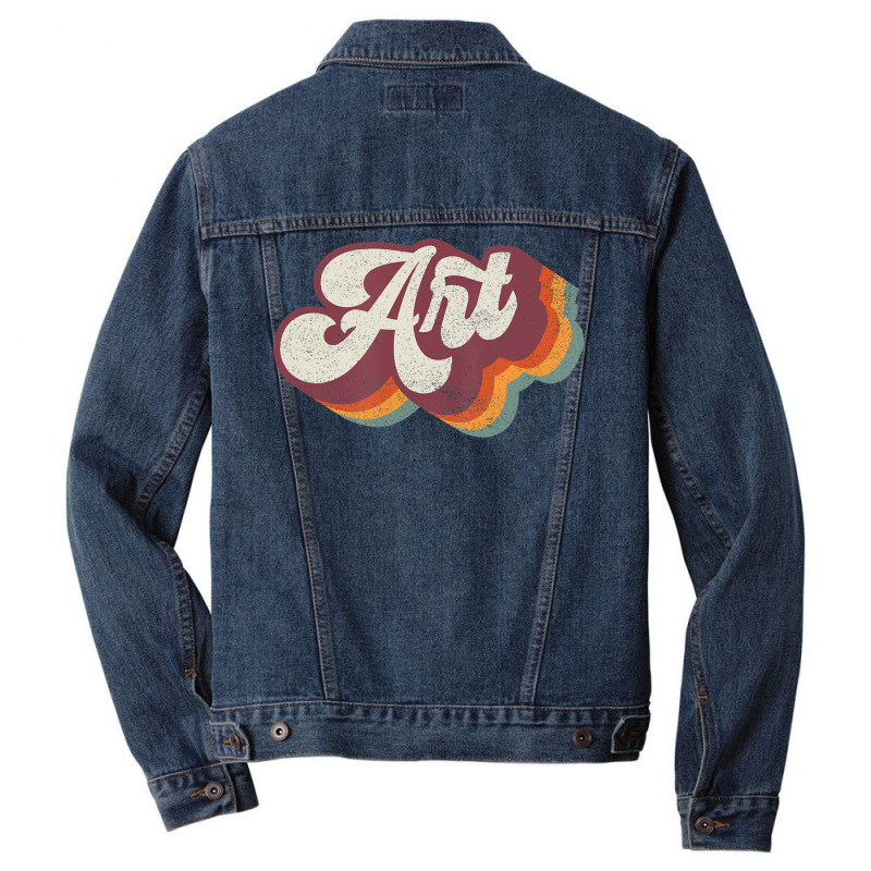 Limited Edition Art Teacher Back To School Men Denim Jacket by bummercaught | Artistshot