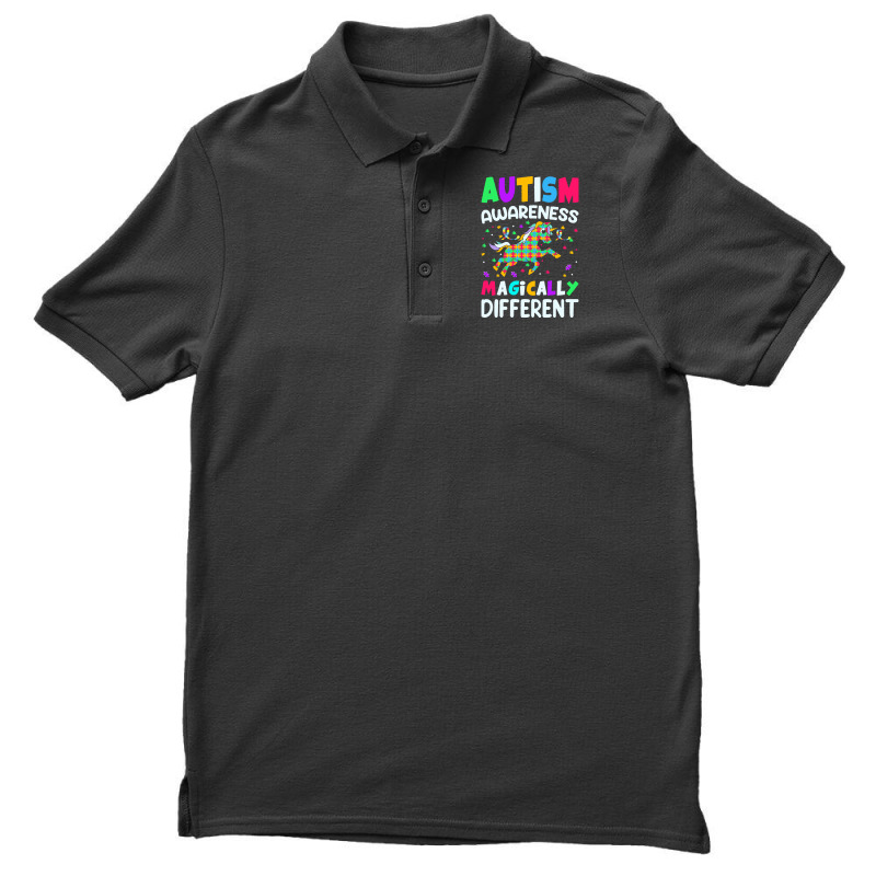 Autism Awareness T  Shirt Autism Awareness Magically Different T  Shir Men's Polo Shirt by vmcdermott132 | Artistshot