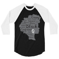 Hot Trend Blm Afro Tees Afrocentric Ts 3/4 Sleeve Shirt | Artistshot