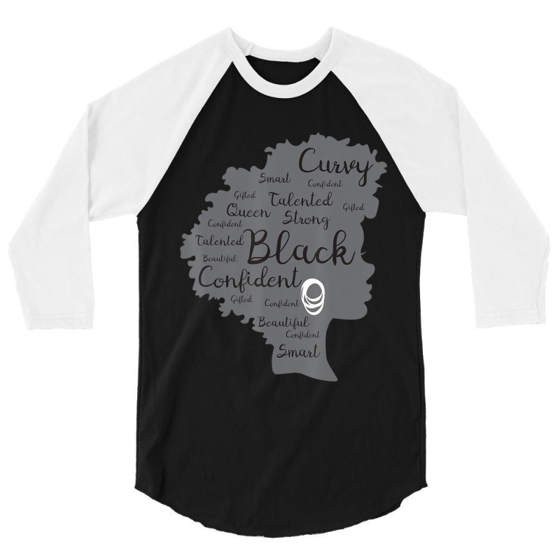 Hot Trend Blm Afro Tees Afrocentric Ts 3/4 Sleeve Shirt by bummercaught | Artistshot