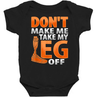 Amputee Joke Leg Prosthetic Design For A Leg Amputee T Shirt Baby Bodysuit | Artistshot