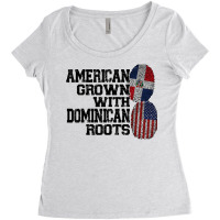 American Grown Dominican Roots Dominican T Shirt Women's Triblend Scoop T-shirt | Artistshot