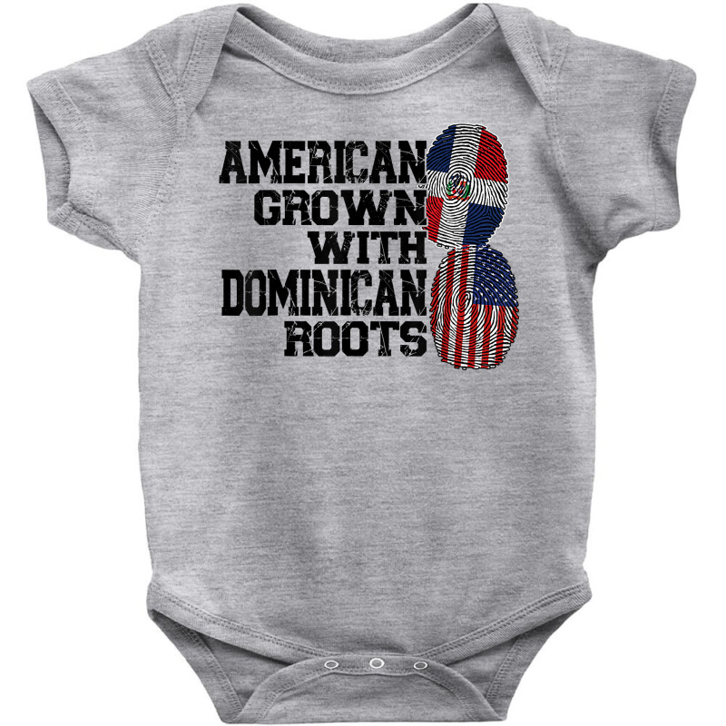 American Grown Dominican Roots Dominican T Shirt Baby Bodysuit by kaykemyjoa | Artistshot