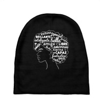 Afro Latina Pride Afro Latino Black History Month T Shirt Baby Beanies | Artistshot