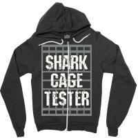 Amputee Disability Shark Cage Tester Surgery Joke Zipper Hoodie | Artistshot