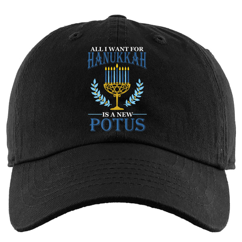 All I Want For Hanukkah Is A New Potus Hanukkah Kids Cap | Artistshot