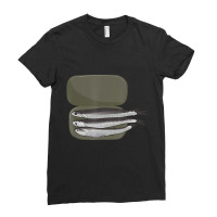 Anchovy Eater Loves Anchovies Canned Fish Food Pizza Ladies Fitted T-shirt | Artistshot