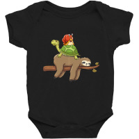 Animal Humor Sloth Turtle Snail Jokes Baby Bodysuit | Artistshot