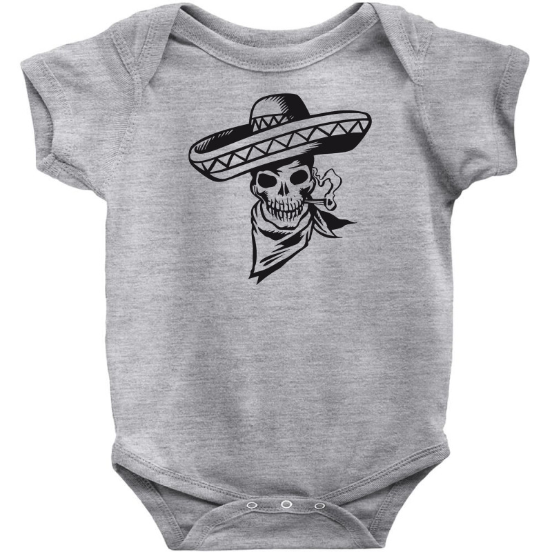 Skull Calavera Baby Bodysuit by kir.in_prj | Artistshot