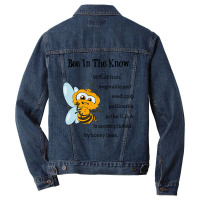 Trending Bee In The Know Save And Protect The Bees Environment Men Denim Jacket | Artistshot